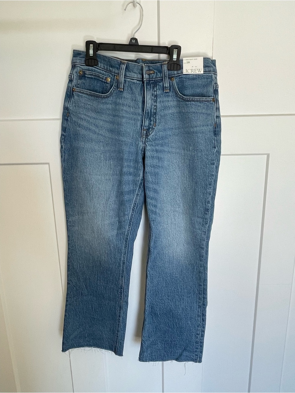 NWT J Crew 9” Demi Boot Crop Jeans